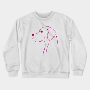 English Pointer (Pink and Berry) Crewneck Sweatshirt